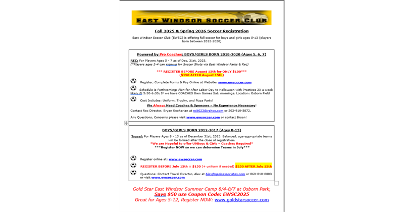 2025-2026 Flyer